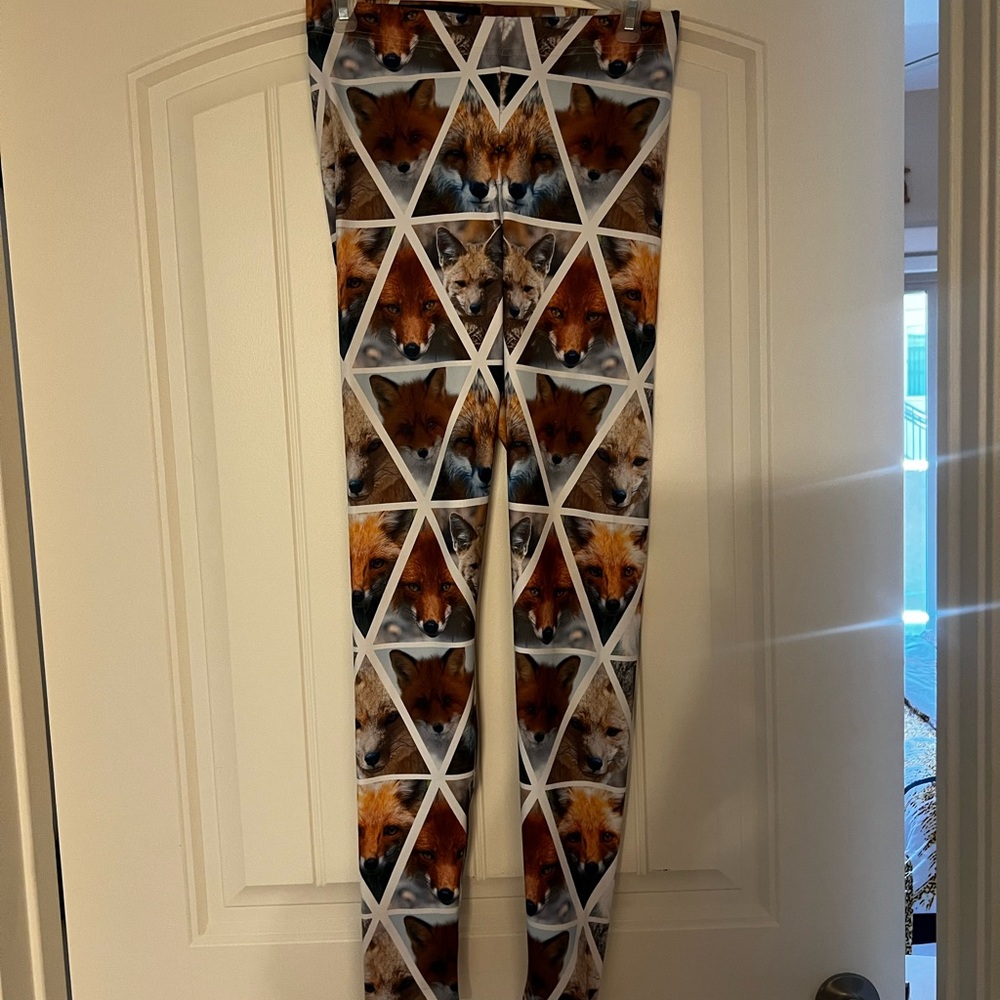 Fox Print Leggings